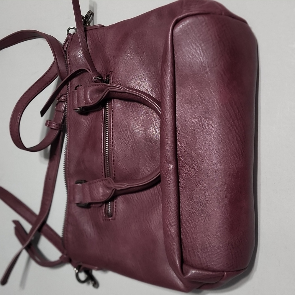 Vintage Crossbody Satchel With Charm